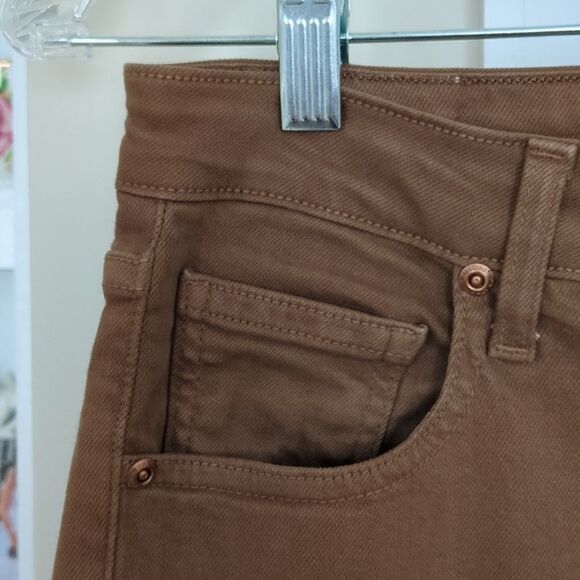Johnathan Simkhai River Coffee Brown Denim 28 - Picture 6 of 12